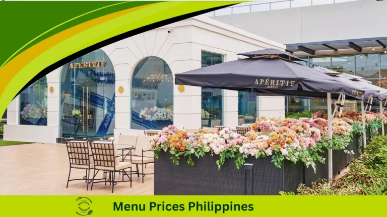 Aperitif Menu With Prices In The Philippines