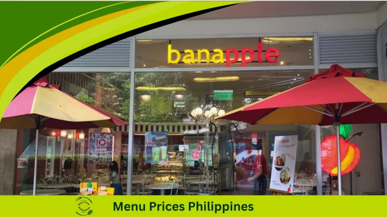 Banapple Menu With Prices In The Philippines