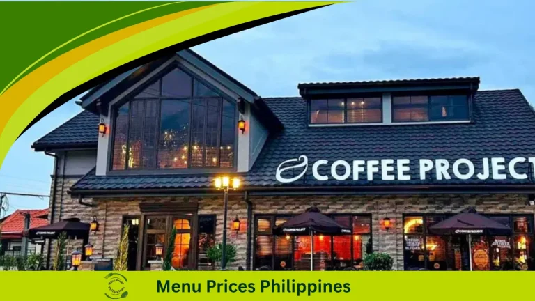Coffee Project Menu With Prices In The Philippines