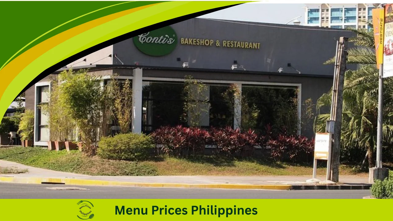 Contis Restaurant Menu With Prices In The Philippines