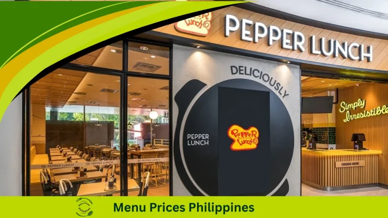 Pepper Lunch Menu With Prices In The Philippines