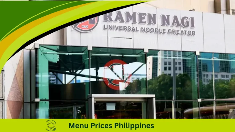 Ramen Nagi Menu With Prices In The Philippines