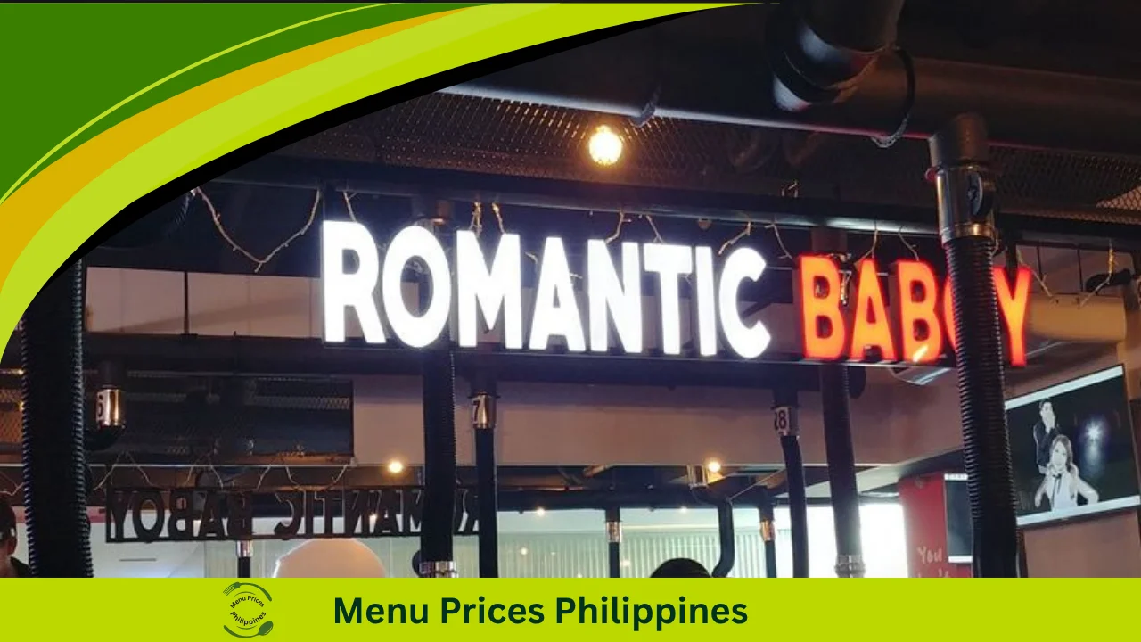 Romantic Baboy Menu With Prices In The Philippines
