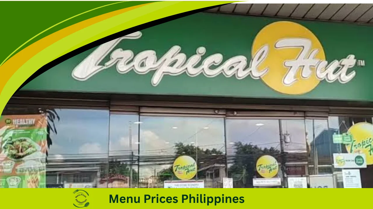 Tropical Huts Menu With Prices In The Philippines