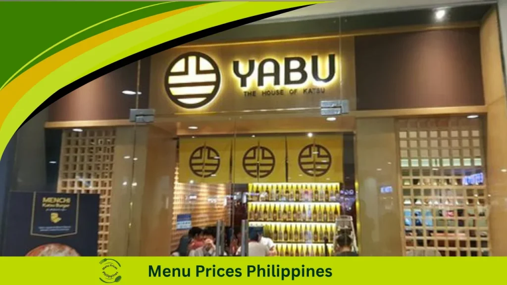 Yabu Menu With Prices In The Philippines 
